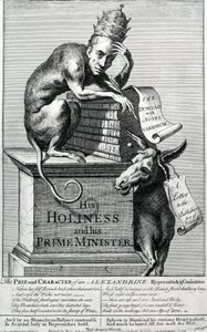 Sa Sainteté et son Premier Ministre, 1729 - English School