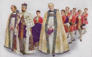 Sa Majesté le Roi entrant dans l