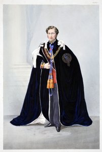 Son Altesse Royale, Albert Edward, Prince de Galles, de A Memorial of the Marriage of Edward VII and Alexandra of Denmark, pub. 1864 - English School