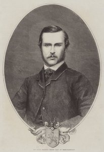 Son altesse royale le prince Louis de Hesse-Darmstadt (gravure) - English School