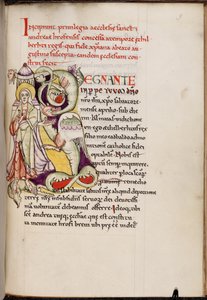 Initiale historiée 