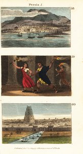 Vues historiques de la Perse (Iran)