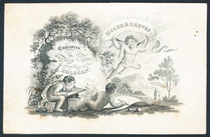 Hoare & Reeves, graveurs, carte de visite - English School