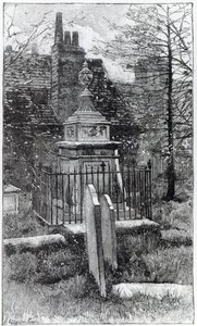 Tombe de Hogarth dans le cimetière de Chiswick - English School