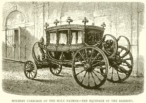 Carrosse de fête du Saint-Père - L