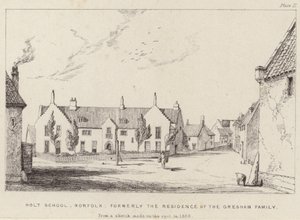 Holt School, ancienne résidence de la famille Gresham - English School