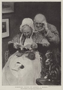 Retour à la maison (lithographie) - English School