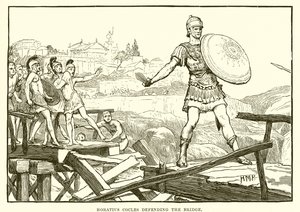 Horatius Coclès défendant le pont