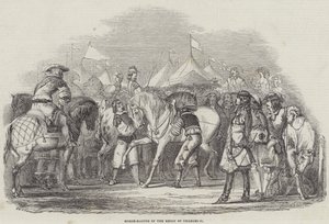 Courses de chevaux sous le règne de Charles II - English School