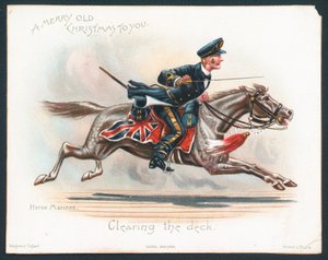 Carte de Noël des Horse Marines - English School