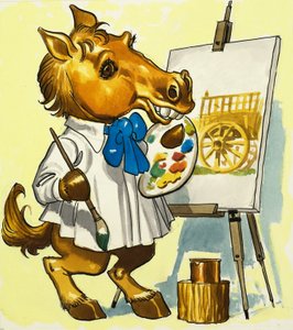 Artiste cheval - English School