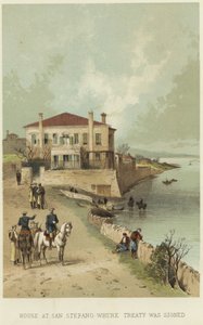 Maison à San Stefano où le traité a été signé - English School