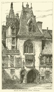 Maison de Jacques Cœur, Bourges (gravure)