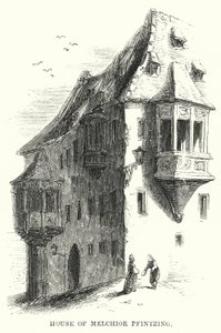 Maison de Melchior Pfintzing (gravure) - English School