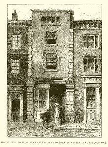 Maison dite avoir été occupée par Dryden à Fetter Lane - English School