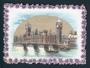 Houses of Parliament en hiver - English School
