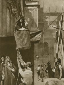 Comment la cathédrale Saint-Paul a été construite sur du charbon (gravure) - English School