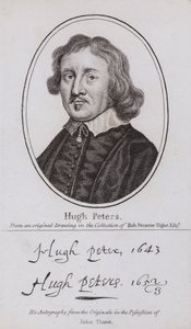 Hugh Peter, ministre puritain anglais, politicien et soldat parlementaire pendant la guerre civile