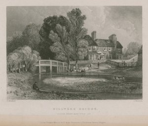 Le bac de Hughes sur la rivière Lea - English School