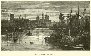 Hull, depuis les docks - English School