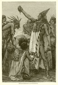 Sacrifice humain Quetzalcoatl - English School