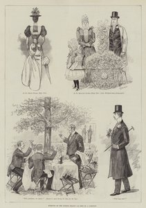 Humours de la saison londonienne, vus par un Parisien - English School
