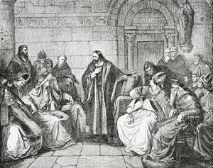 Huss devant le Conseil, 1882 - English School