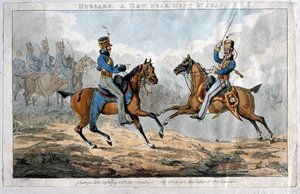 Hussards, Une vue près de Mont St Jean - English School