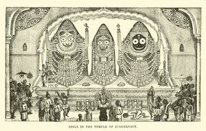Idoles dans le temple de Juggernaut - English School