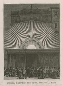 Illuminations ornant Messrs Hampton and Sons - English School