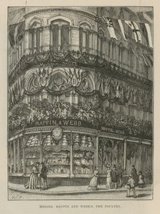 Illuminations et décorations ornent Messrs Mappin et Webb