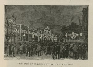 Illuminations et décorations dans la City de Londres - English School