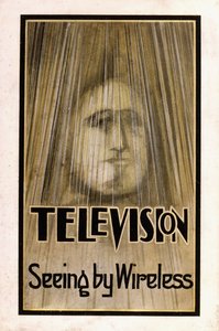 Jaquette illustrée pour la première édition de "Télévision", 1926 - English School