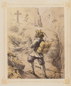 Illustration du Voyage du pèlerin de Bunyan - English School