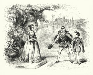 Illustration pour Les Huguenots de Giacomo Meyerbeer (gravure) - English School