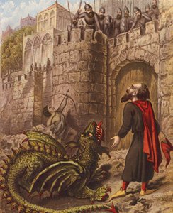 Illustration pour La Guerre Sainte de John Bunyan - English School