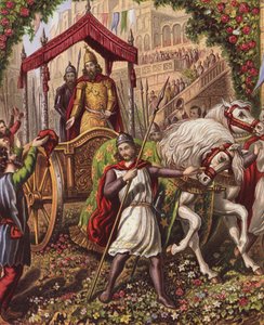 Illustration pour La Guerre Sainte de John Bunyan - English School