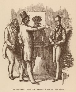 Illustration pour Les Newcomes de Thackeray - English School