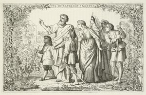 Illustration pour Le Voyage du Pèlerin de John Bunyan - English School