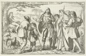 Illustration pour Le Voyage du Pèlerin de John Bunyan