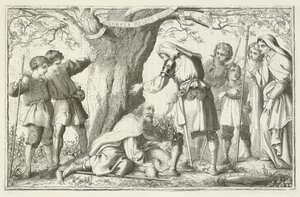 Illustration pour Le Voyage du Pèlerin de John Bunyan - English School
