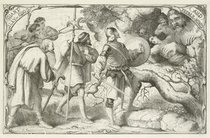 Illustration pour Le Voyage du Pèlerin de John Bunyan - English School