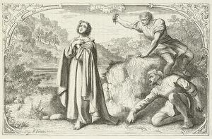 Illustration pour Le Voyage du Pèlerin de John Bunyan - English School