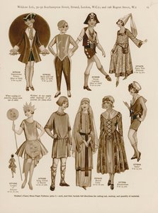 Illustration pour le catalogue de déguisements pour enfants de Weldon - English School
