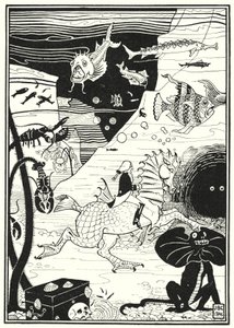 Illustration pour Les Aventures du baron de Münchhausen (gravure)