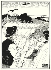 Illustration pour les aventures du Baron de Münchhausen (gravure) - English School