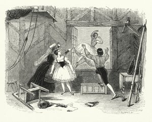 Illustration pour le ballet, Ondine ou La Naïade (gravure)