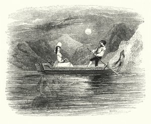 Illustration pour le ballet, Ondine ou La Naïade (gravure) - English School