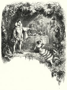Illustration pour le ballet, Le Diable boiteux, ou Le Diable à deux bâtons (gravure) - English School