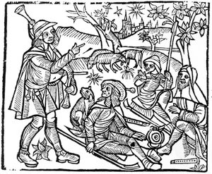 Illustration du Kalendar des Bergers - English School